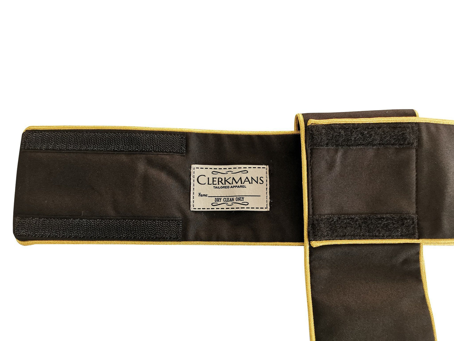 Black & Gold Clergy Band Cincture - Churchings