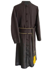 Black & Gold Clergy Band Cincture - Churchings