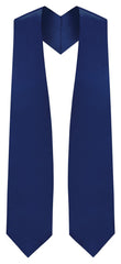 Navy Blue Traditional Choir Stole - Churchings