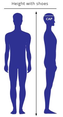 Height with shoes