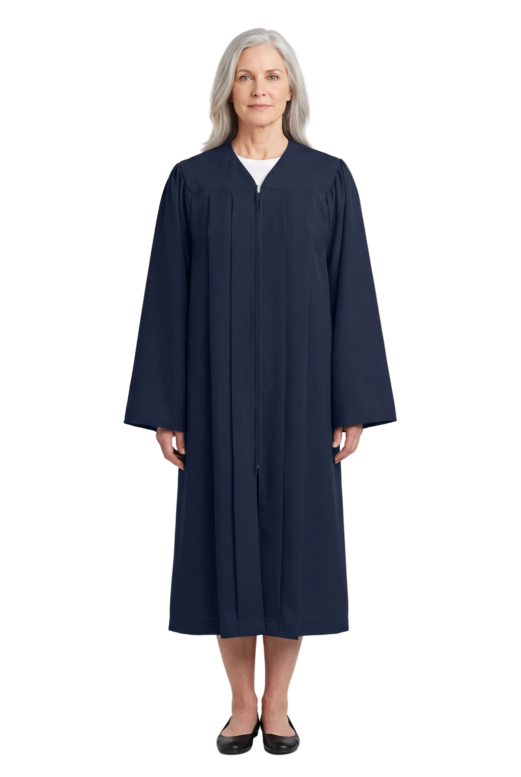 Matte Navy Blue Choir Robe
