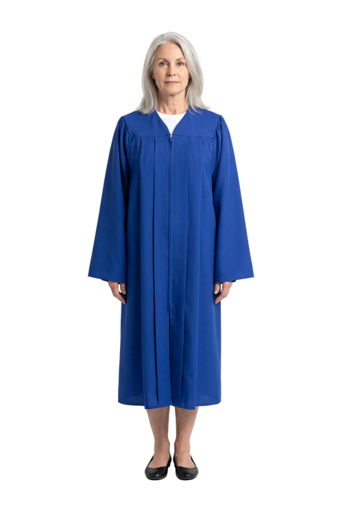 Matte Royal Blue Choir Robe