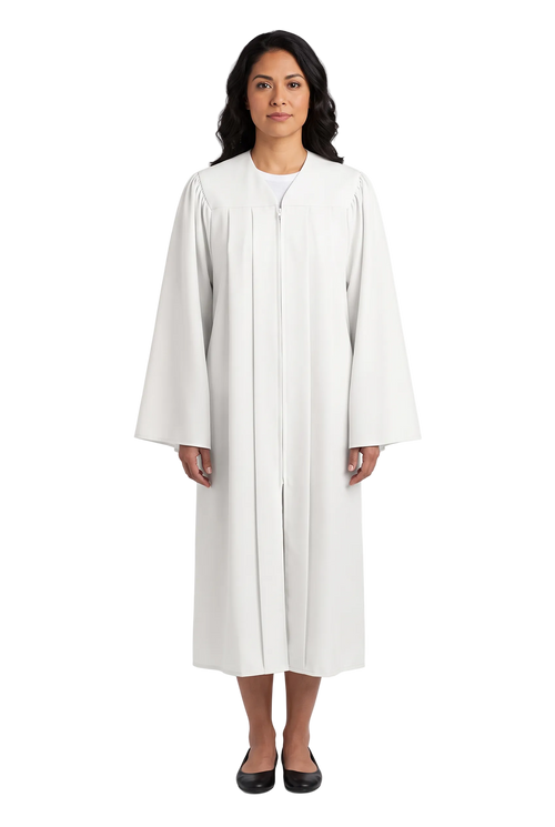 Matte White Choir Robe