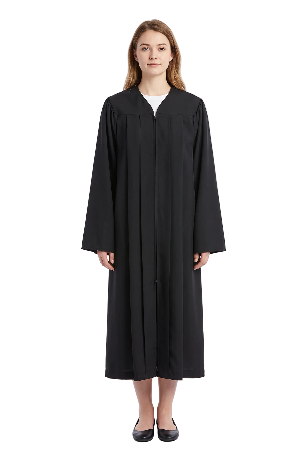 Matte Black Choir Robe