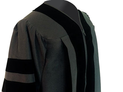 Classic Black Clergy Robe - Churchings