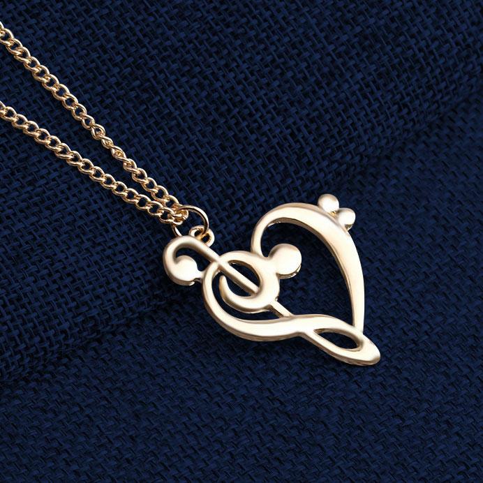 Music Note Pendant & Necklace - Churchings
