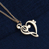 Music Note Pendant & Necklace - Churchings