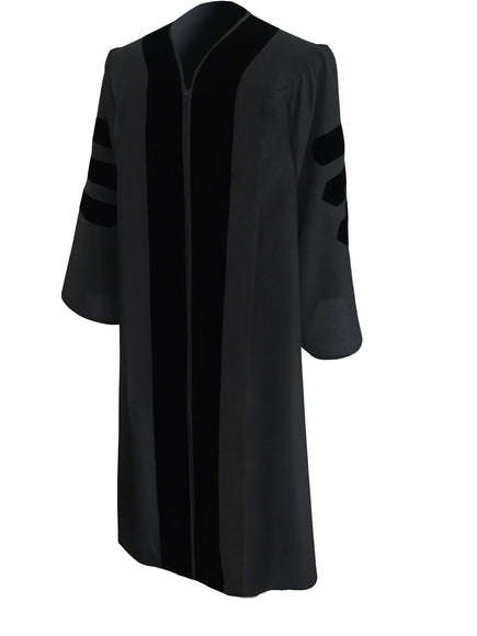 Classic Black Pulpit Robe - Churchings