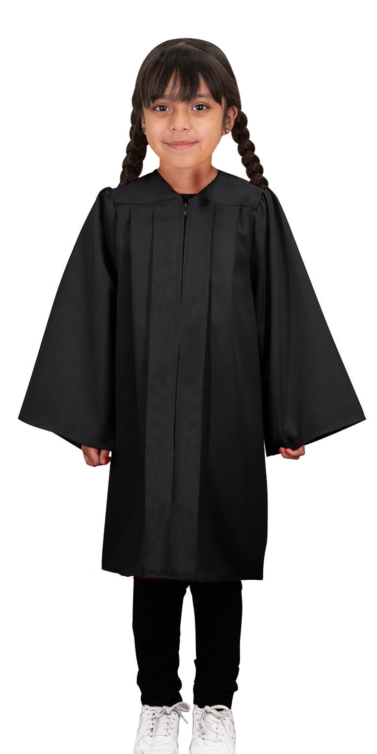 Child's Matte Black Choir Robe