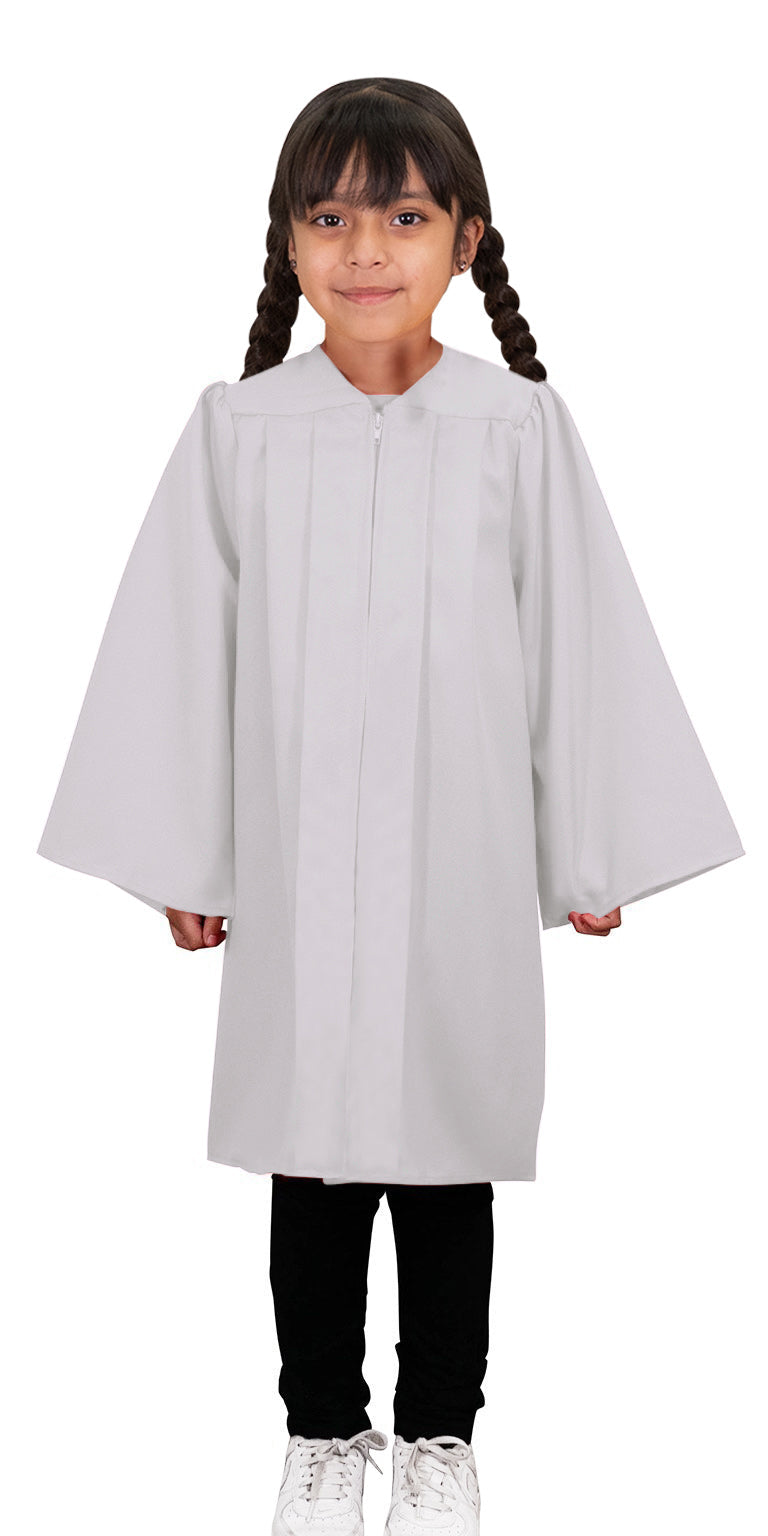 Child's Matte White Choir Robe