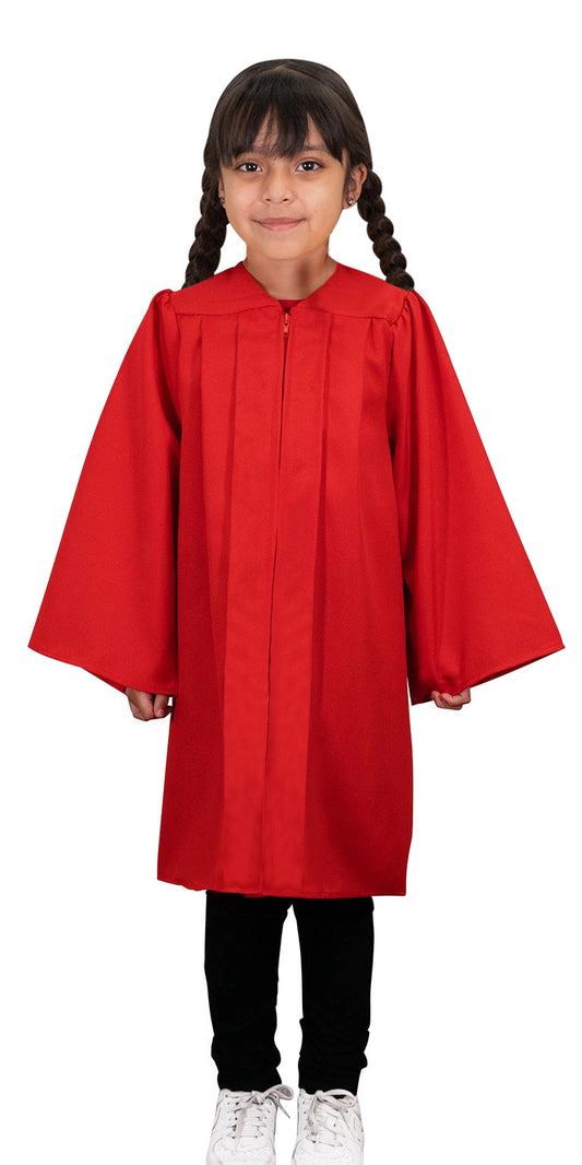 Child's Matte Red Choir Robe