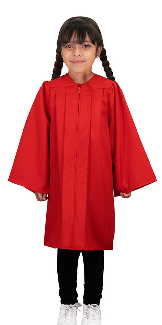 Child's Matte Red Choir Robe