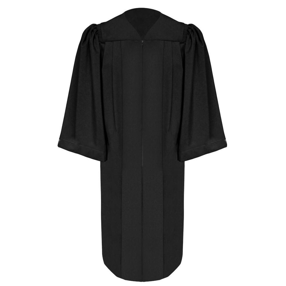 Deluxe Black Choir Robe Churchings Canada