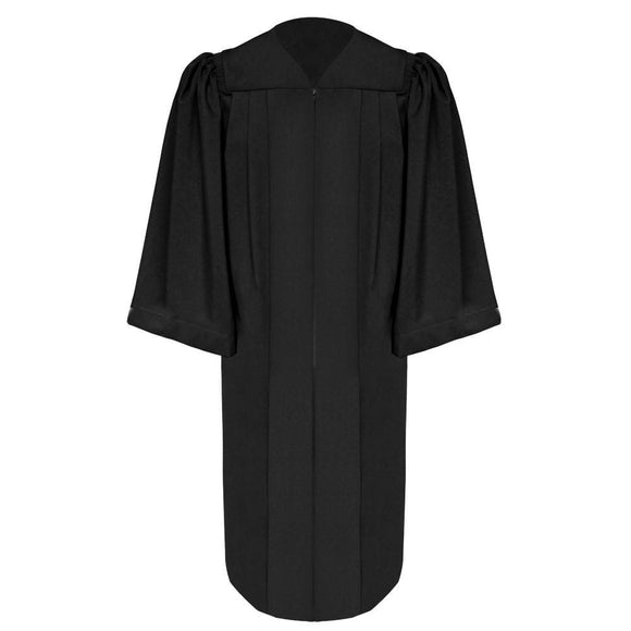 Deluxe Black Choir Robe - Churchings