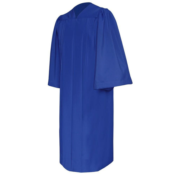 Deluxe Royal Blue Choir Robe - Churchings