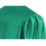 Shiny Emerald Green Choir Robe - Churchings