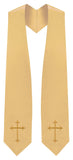 Antique Gold Traditional Choir Stole - Churchings