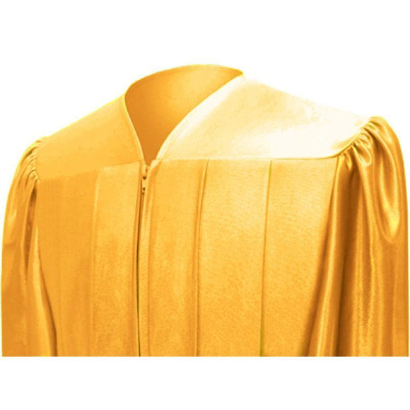 Shiny Antique Gold Choir Robe - Churchings