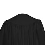 Premium Black Baptismal Robe - Churchings