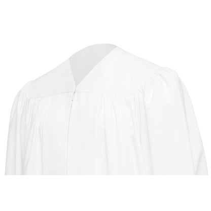 Premium White Baptismal Robe - Churchings