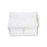 Small Baptism Towel With Cross - Churchings