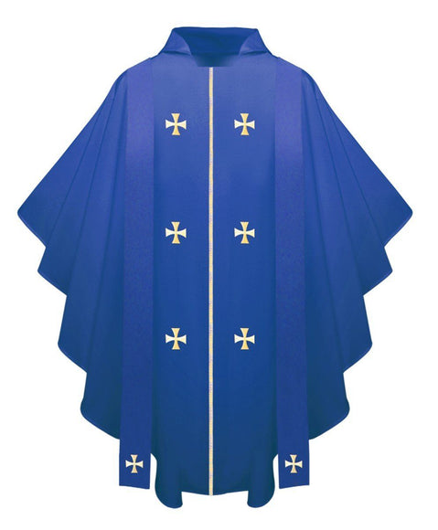 Royal Blue Chasuble - Churchings